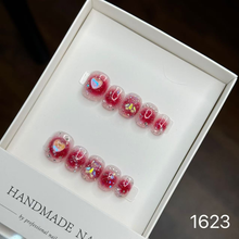 Load image into Gallery viewer, Handmade custom nail art wears nail flashes and high-quality fake nails(1623)