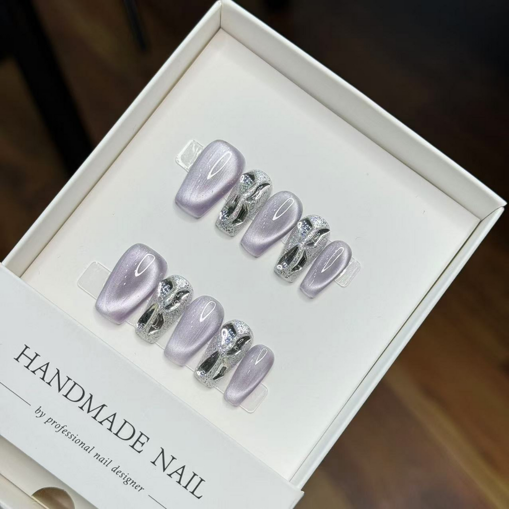Handmade custom nail art wears nail flashes and high-quality fake nails(16156)