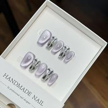 Load image into Gallery viewer, Handmade custom nail art wears nail flashes and high-quality fake nails(16156)
