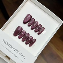 Load image into Gallery viewer, Handmade custom nail art wears nail flashes and high-quality fake nails(16154)
