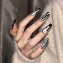 Load image into Gallery viewer, Handmade custom nail art wears nail flashes and high-quality fake nails（241393）