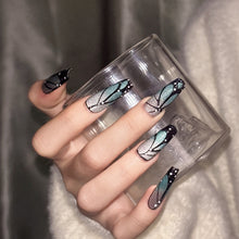 Load image into Gallery viewer, Handmade custom nail art wears nail flashes and high-quality fake nails（241393）