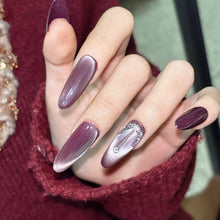 Load image into Gallery viewer, Handmade custom nail art wears nail flashes and high-quality fake nails(241377)