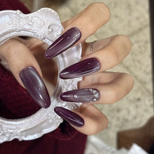 Load image into Gallery viewer, Handmade custom nail art wears nail flashes and high-quality fake nails(241377)