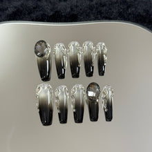 Load image into Gallery viewer, Handmade custom nail art wears nail flashes and high-quality fake nails(29406)
