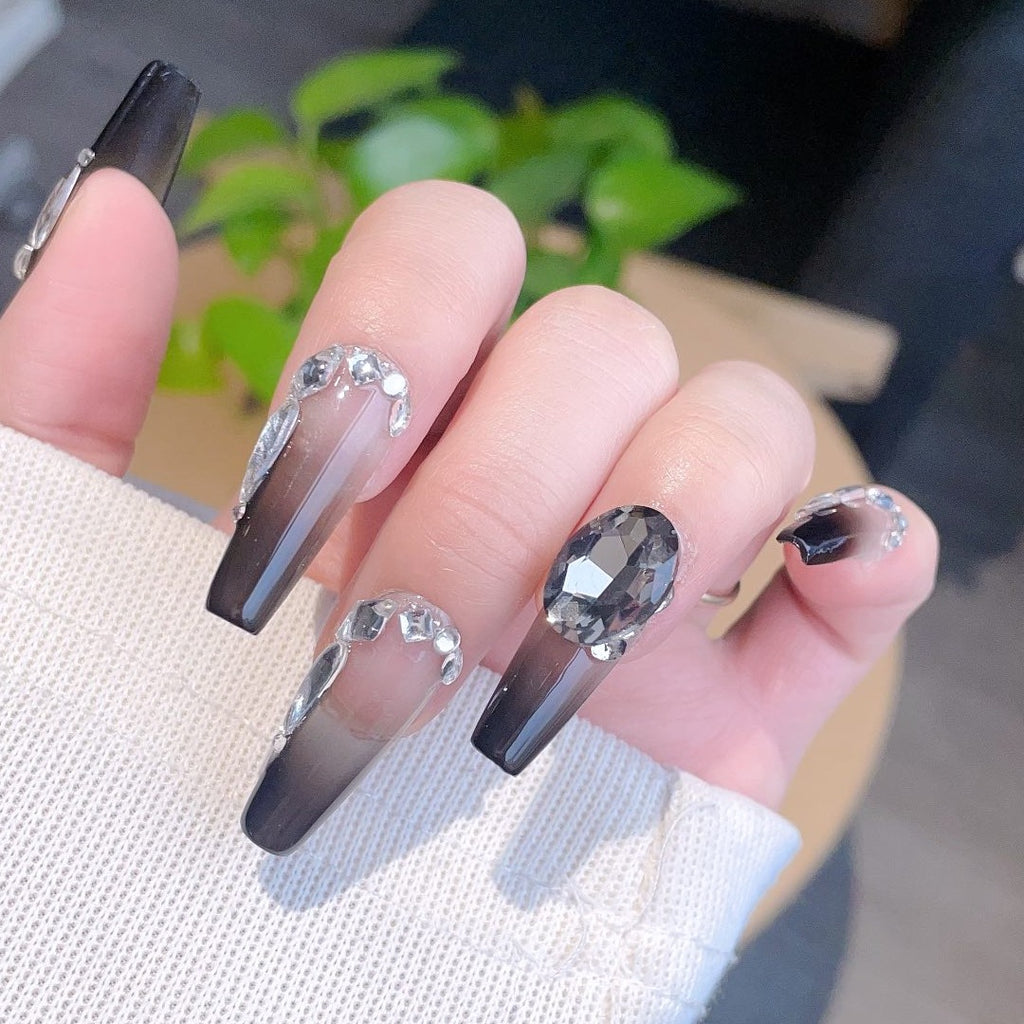 Handmade custom nail art wears nail flashes and high-quality fake nails(29406)