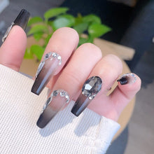 Load image into Gallery viewer, Handmade custom nail art wears nail flashes and high-quality fake nails(29406)