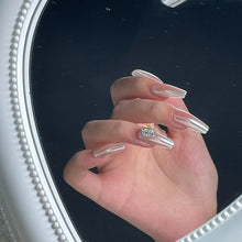 Load image into Gallery viewer, Handmade custom nail art wears nail flashes and high-quality fake nails(29225)