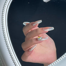 Load image into Gallery viewer, Handmade custom nail art wears nail flashes and high-quality fake nails(29225)