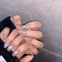 Load image into Gallery viewer, Handmade custom nail art wears nail flashes and high-quality fake nails(29243)