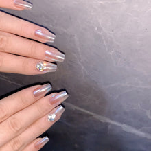 Load image into Gallery viewer, Handmade custom nail art wears nail flashes and high-quality fake nails(29243)