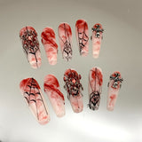 Handmade custom nail art wears nail flashes and high-quality fake nails(29271)
