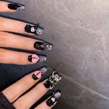 Load image into Gallery viewer, Handmade custom nail art wears nail flashes and high-quality fake nails(29272)