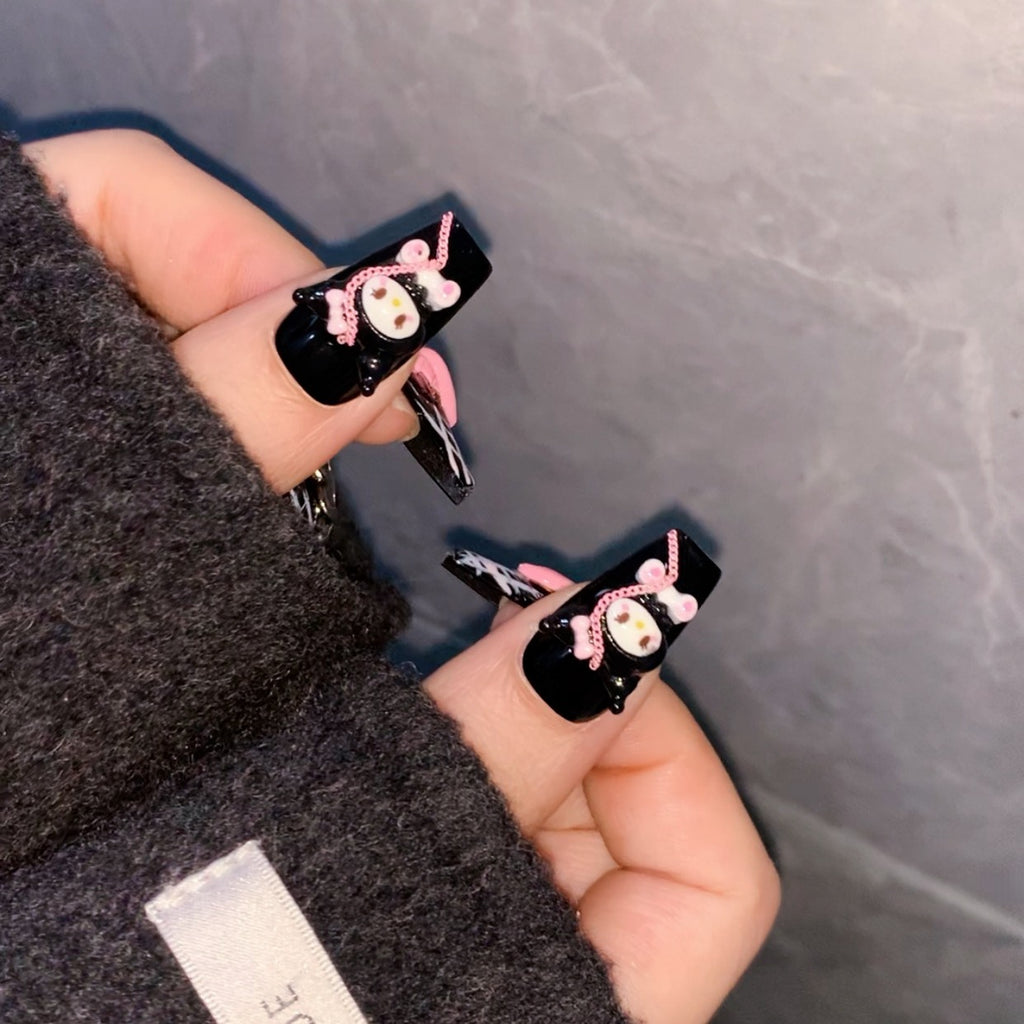 Handmade custom nail art wears nail flashes and high-quality fake nails(29272)