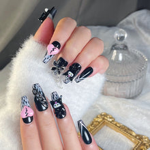 Load image into Gallery viewer, Handmade custom nail art wears nail flashes and high-quality fake nails(29272)
