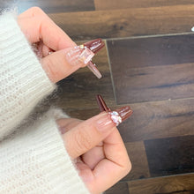 Load image into Gallery viewer, Handmade custom nail art wears nail flashes and high-quality fake nails(29389)