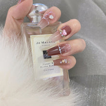 Load image into Gallery viewer, Handmade custom nail art wears nail flashes and high-quality fake nails(29389)