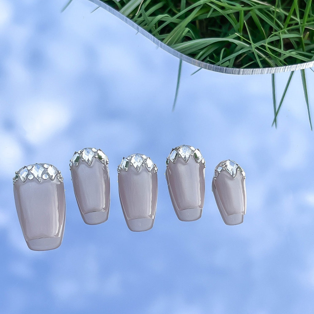 Handmade custom nail art wears nail flashes and high-quality fake nails(29493)