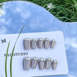 Handmade custom nail art wears nail flashes and high-quality fake nails(29493)