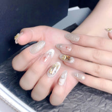 Load image into Gallery viewer, Handmade custom nail art wears nail flashes and high-quality fake nails(29492)