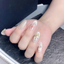 Load image into Gallery viewer, Handmade custom nail art wears nail flashes and high-quality fake nails(29492)