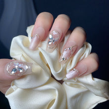 Load image into Gallery viewer, Handmade custom nail art wears nail flashes and high-quality fake nails（29485）