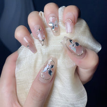 Load image into Gallery viewer, Handmade custom nail art wears nail flashes and high-quality fake nails（29485）