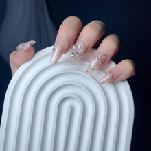 Load image into Gallery viewer, Handmade custom nail art wears nail flashes and high-quality fake nails（29485）