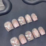 Handmade custom nail art wears nail flashes and high-quality fake nails(29483)