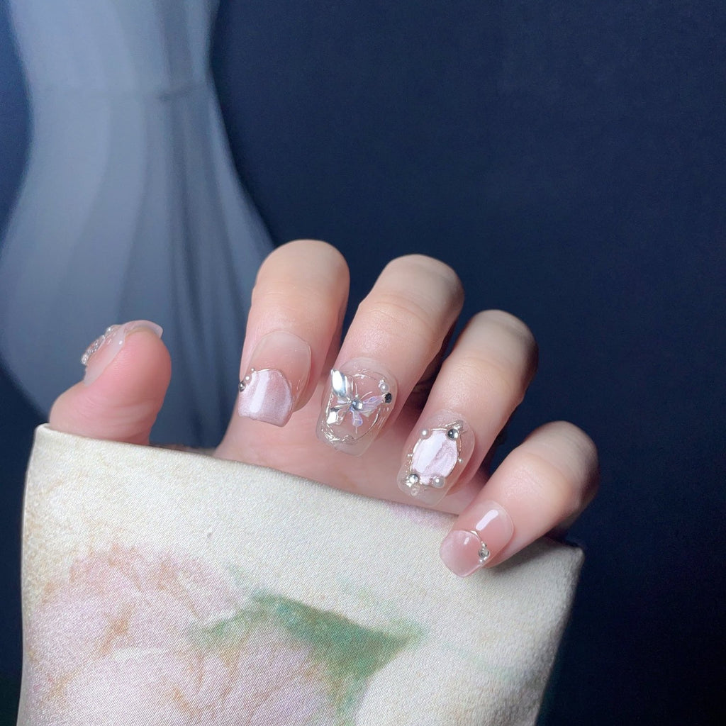 Handmade custom nail art wears nail flashes and high-quality fake nails(29483)