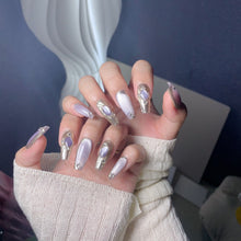 Load image into Gallery viewer, Handmade custom nail art wears nail flashes and high-quality fake nails(29482)