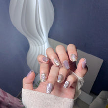 Load image into Gallery viewer, Handmade custom nail art wears nail flashes and high-quality fake nails(29481)