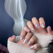 Load image into Gallery viewer, Handmade custom nail art wears nail flashes and high-quality fake nails(29481)