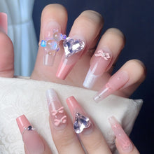 Load image into Gallery viewer, Handmade custom nail art wears nail flashes and high-quality fake nails(29477)