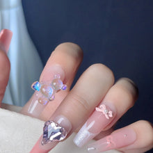 Load image into Gallery viewer, Handmade custom nail art wears nail flashes and high-quality fake nails(29477)