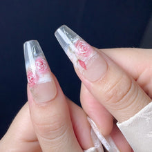 Load image into Gallery viewer, Handmade custom nail art wears nail flashes and high-quality fake nails(29471)