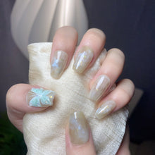 Load image into Gallery viewer, Handmade custom nail art wears nail flashes and high-quality fake nails（29468）
