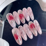 Handmade custom nail art wears nail flashes and high-quality fake nails（29467）