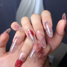 Load image into Gallery viewer, Handmade custom nail art wears nail flashes and high-quality fake nails（29467）