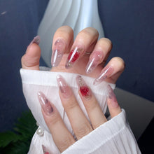 Load image into Gallery viewer, Handmade custom nail art wears nail flashes and high-quality fake nails（29467）