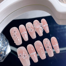 Load image into Gallery viewer, Handmade custom nail art wears nail flashes and high-quality fake nails(29466)