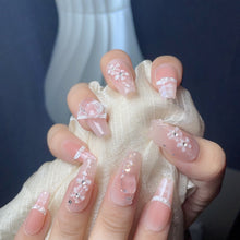 Load image into Gallery viewer, Handmade custom nail art wears nail flashes and high-quality fake nails(29466)