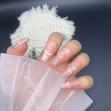 Load image into Gallery viewer, Handmade custom nail art wears nail flashes and high-quality fake nails(29466)