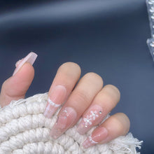 Load image into Gallery viewer, Handmade custom nail art wears nail flashes and high-quality fake nails(29466)