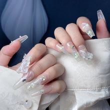 Load image into Gallery viewer, Handmade custom nail art wears nail flashes and high-quality fake nails(29463)
