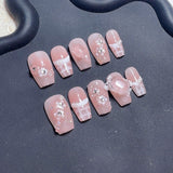 Handmade custom nail art wears nail flashes and high-quality fake nails(29460)