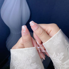 Load image into Gallery viewer, Handmade custom nail art wears nail flashes and high-quality fake nails(29460)