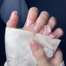 Load image into Gallery viewer, Handmade custom nail art wears nail flashes and high-quality fake nails(29460)