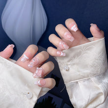 Load image into Gallery viewer, Handmade custom nail art wears nail flashes and high-quality fake nails(29460)