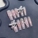 Handmade custom nail art wears nail flashes and high-quality fake nails(29459)
